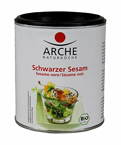 Arche Naturküche Bio Schwarzer Sesam, Sésame noir (6 x 125 gr) von Arche