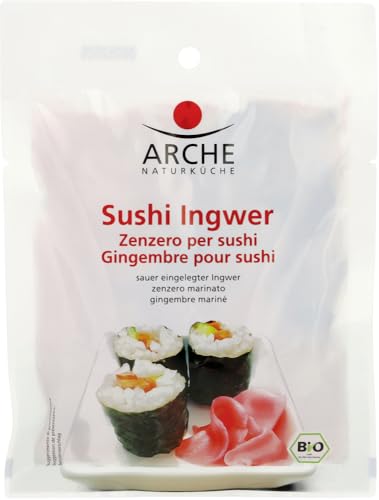 Arche Naturküche Bio Sushi Ingwer, Gingembre pour sushi (6 x 105 gr) von Arche Naturküche