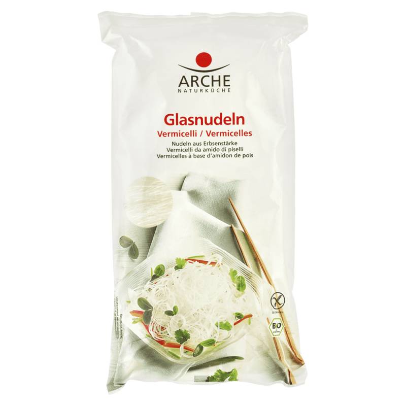 Bio Glasnudeln, aus Erbsenstärke von Arche Naturküche