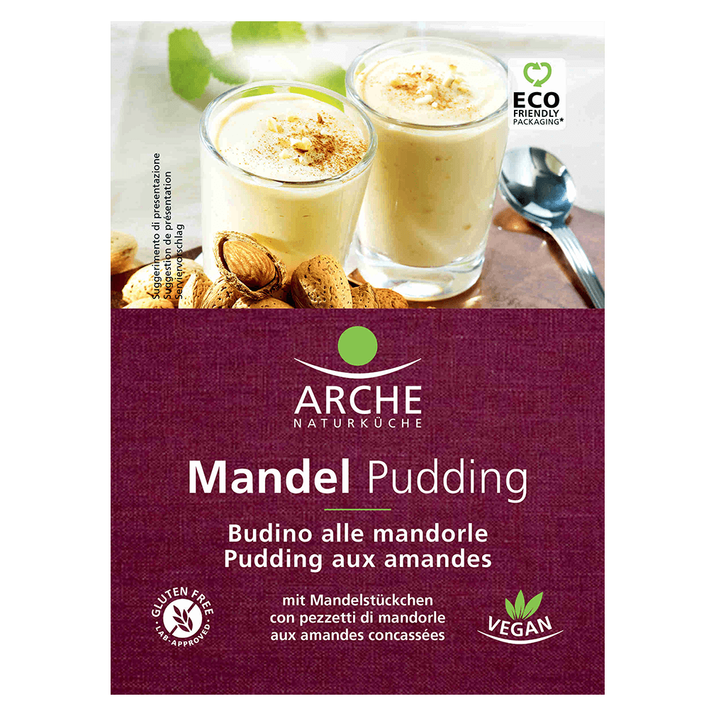 Bio Mandel Pudding von Arche Naturküche