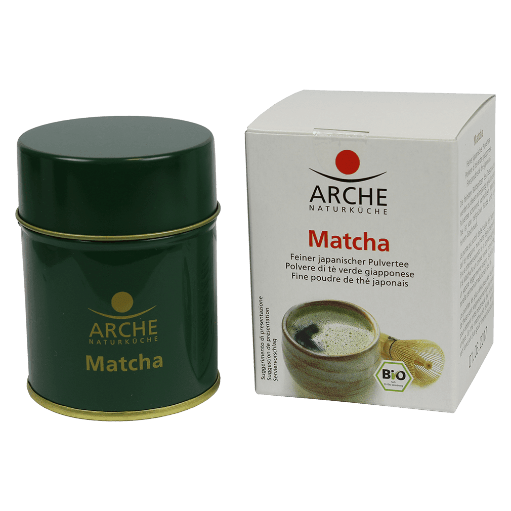 Bio Matcha feiner Pulvertee von Arche Naturküche