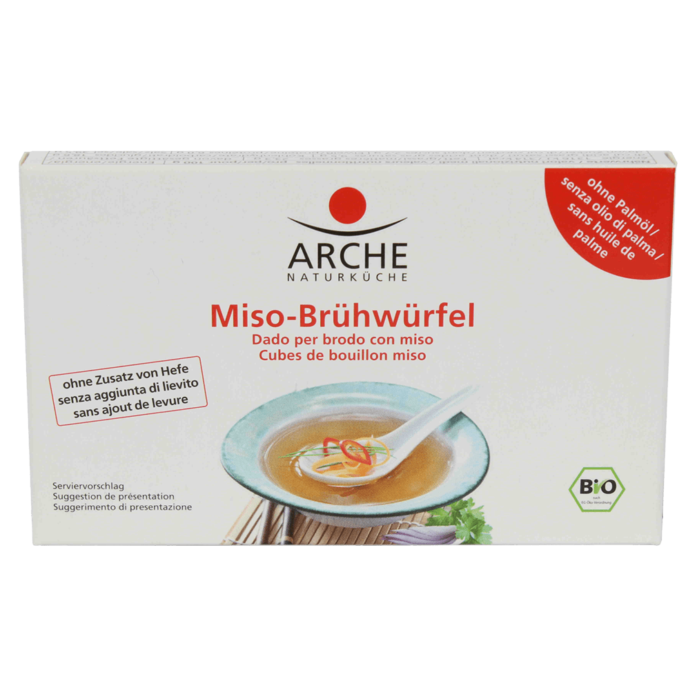 Bio Miso-Brühwürfel Bio Miso-Brühwürfel von Arche Naturküche