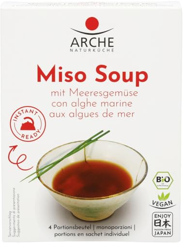 Miso Soup mit Meeresgemüse 12 x 60 gr Miso Soup mit Meeresgemüse 12 x 60 gr von Arche Naturküche