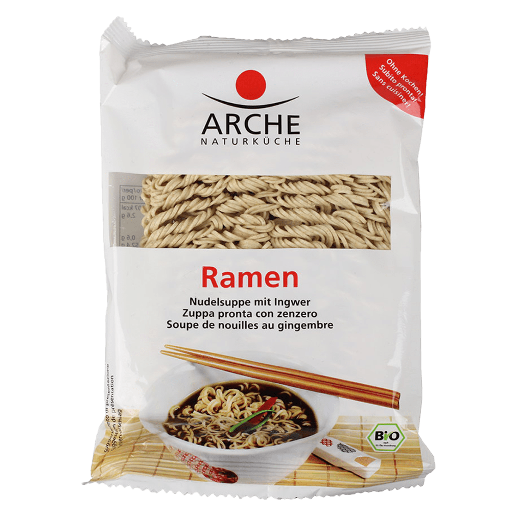 Ramen Japanische Nudelsuppe mit Ingwer von Arche Naturküche