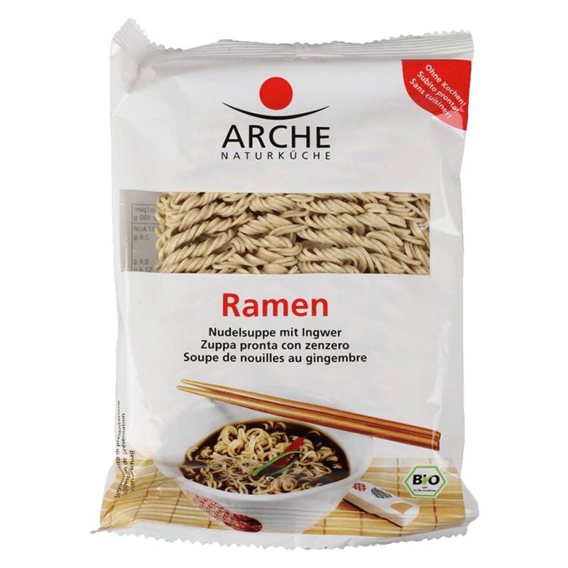 Ramen Japanische Nudelsuppe mit Ingwer von Arche Naturküche