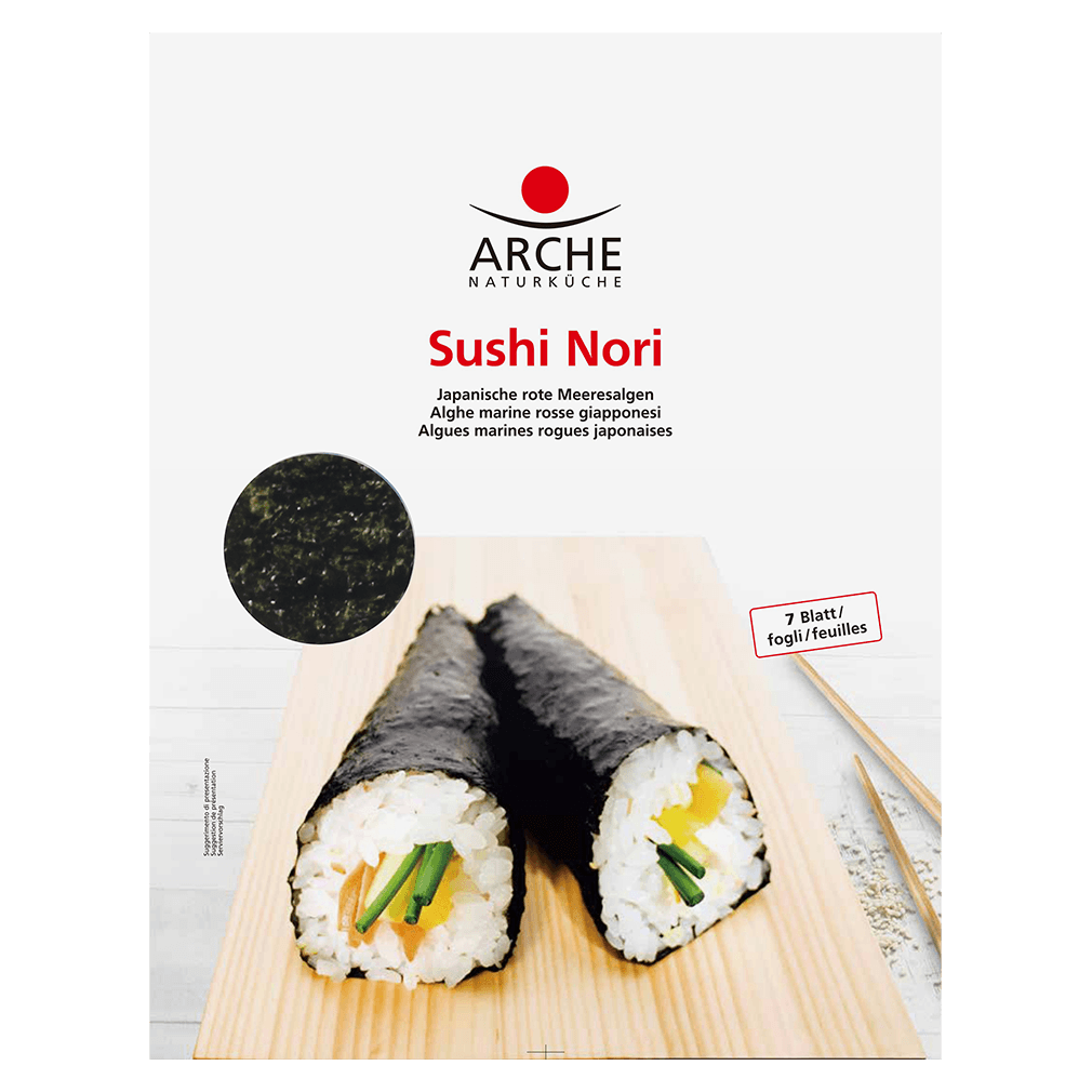 Sushi Nori geröstet, 7 Blätter Sushi Nori geröstet, 7 Blätter von Arche Naturküche