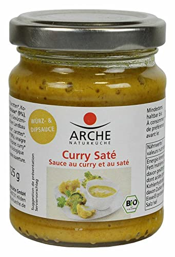 Arche Naturküche Bio Curry-Saté Würz- und Dipsauce (6 x 125 gr) von Arche Naturküche