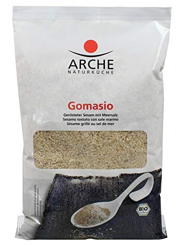 Arche - Gomasio, gerösteter Sesam mit Salz - 200 g - 8er Pack von Arche