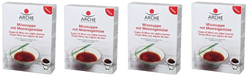 Arche Instant Misosuppe mit Meeresgemüse, Bio, 16x15g von Arche