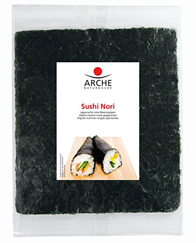Arche Sushi Nori rote Meeresalgen, 2er Pack (2 x 17 g) von Arche