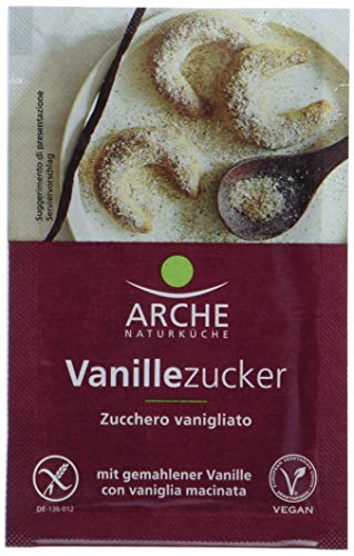 Arche Vanillezucker (5 Päckchen) Bio Backzutat, 3er Pack (3 x 40 g) von Arche
