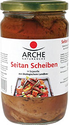 Seitan Scheiben 650g im Glas Arche Seitan Scheiben 650g im Glas Arche von Arche