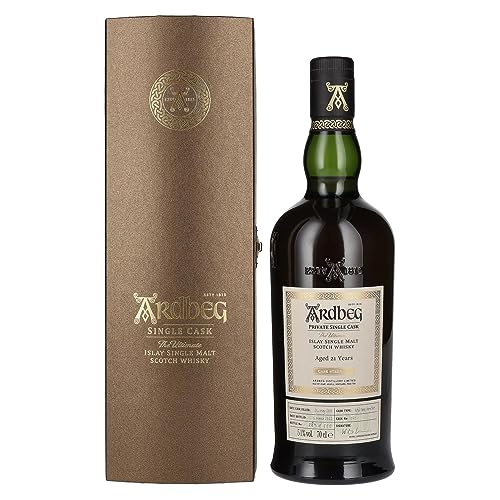 Ardbeg 21 Years Old The Ultimate Private Single Cask Whisky 51% Vol. 0,7l in Geschenkbox von Ardbeg