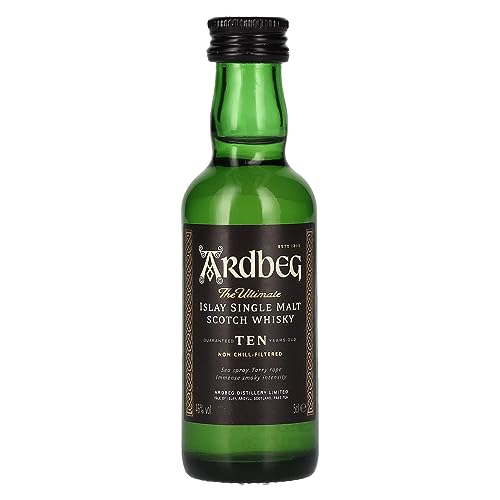 Ardbeg TEN Years Old Islay Single Malt Scotch Whisky (1 x 0.05 l) von Ardbeg