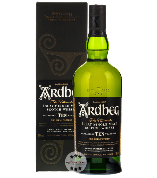 Ardbeg Ten 10 Jahre Whisky 0,7l (46 % Vol., 0,7 Liter) von Ardbeg