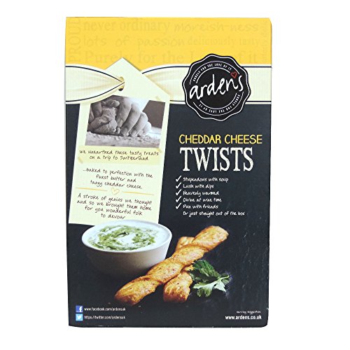Arden's - Twists - Cheddar Cheese - 125g (Case of 8) von Arden's