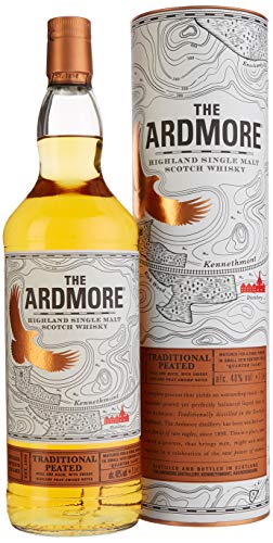 The Ardmore TRADITIONAL PEATED mit Geschenkverpackung Whisky (1 x 1 l) von Ardmore