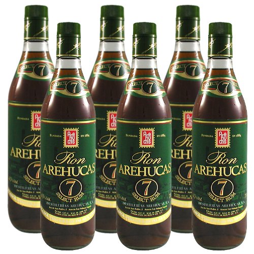 Arehucas Select Ron Club 7 Sparpaket 6 x 0,7 l von Arehucas