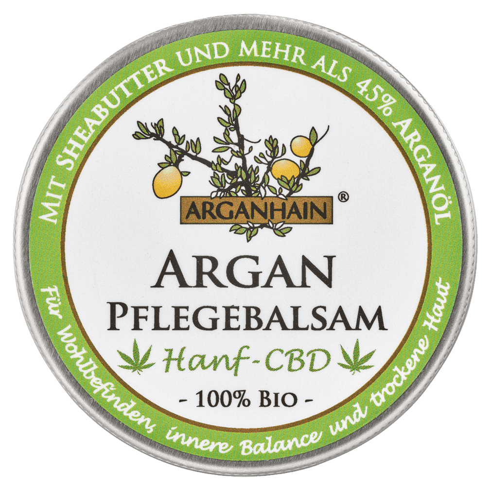 Bio Argan Pflegebalsam Hanf CBD Bio Argan Pflegebalsam Hanf CBD von Arganhain
