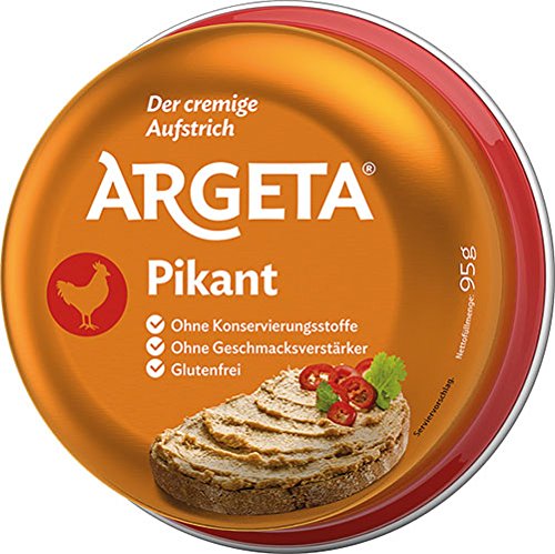 12x Argeta - Pikant, Hühner-Aufstrich - 95g von Argeta