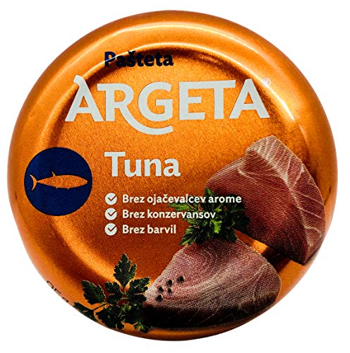 ARGETA Premium Exquisite Tuna Patè - 14 Schachteln Excellent and Delicious Patè - Konservierungsmittel und Glutenfrei - 1330 Gramm (95 Gramm pro Glas x 14) - Naturaroma von Argeta