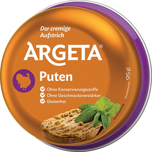 Argeta - Pute, Aufstrich - 95g von Jlwiy