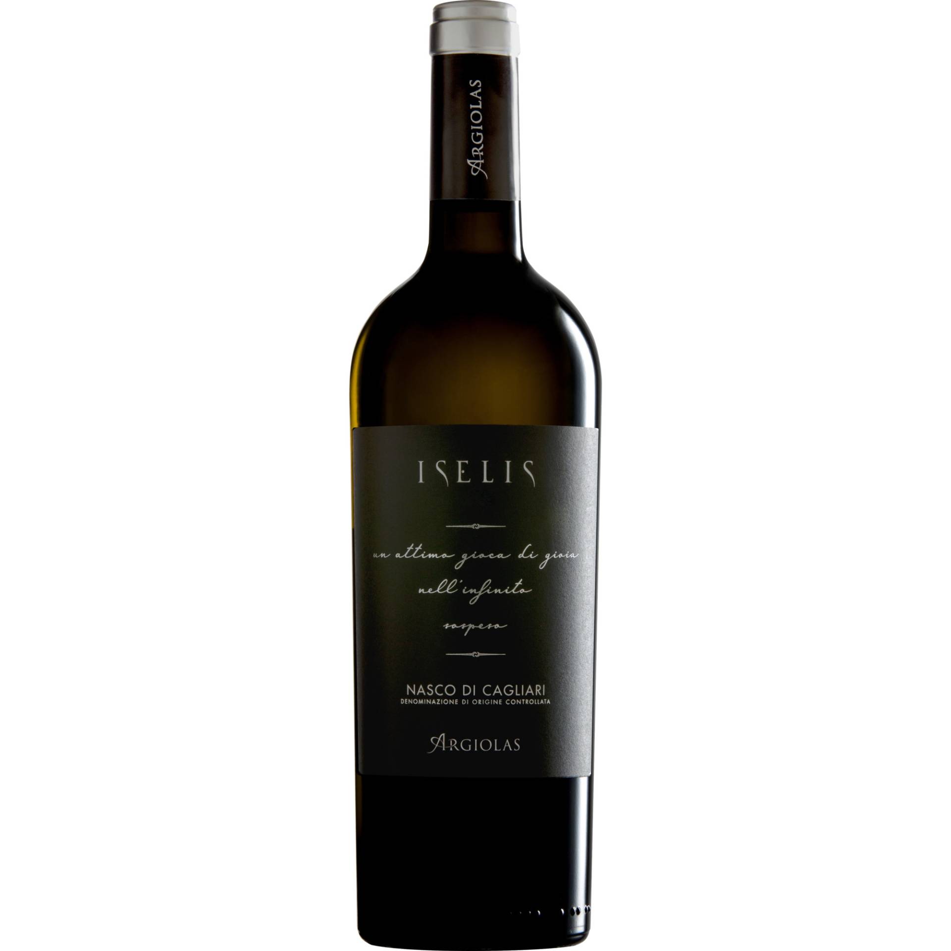 Argiolas Iselis Bianco, Nasco di Cagliari DOC, Sardinien, 2023, Weißwein von Argiolas Spa, Serdiana (CA), Via Roma 56/58
