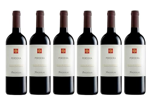 6x 0,75l - 2023er - Argiolas - Perdera - Monica di Sardegna D.O.P. - Sardinien - Italien - Rotwein trocken von Argiolas