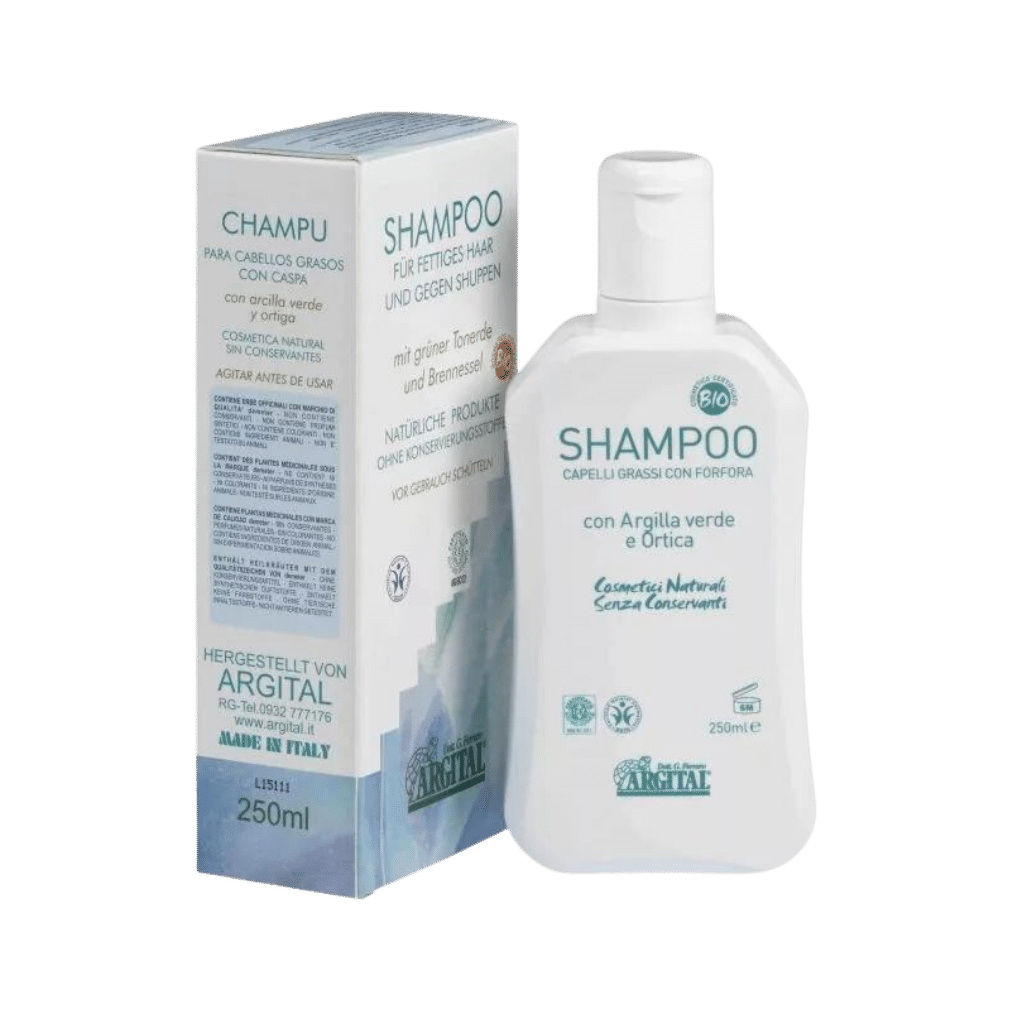 Shampoo für fettiges Haar und gegen Schuppen von Argital