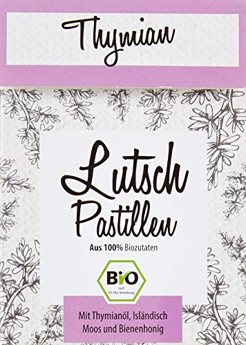 Aries BIO Thymian Lutschpastillen – Halsbonbons mit Isländisch Moos Extrakt und Bio Thymianöl – 30g Aries BIO Thymian Lutschpastillen – Halsbonbons mit Isländisch Moos Extrakt und Bio Thymianöl – 30g von ARIES
