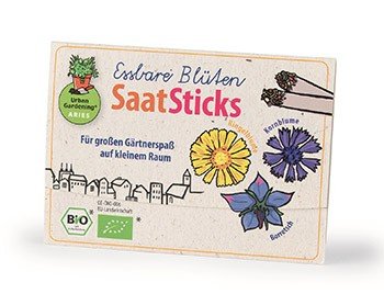 ARIES Saatsticks Essbare Blüten Für Großen Gärtnerspaß Auf Kleinem Raum ARIES Saatsticks Essbare Blüten Für Großen Gärtnerspaß Auf Kleinem Raum von Aries