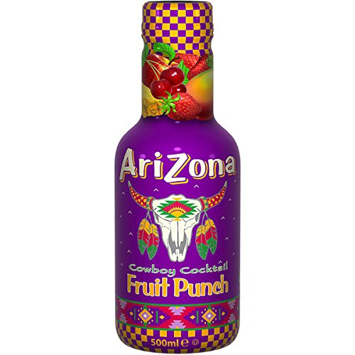 AriZona Cowboy Cocktail Fruit Punch, 6er Pack (6 x 0.5 l) EINWEG von Arizona