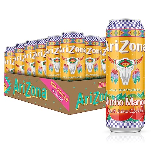 AriZona Mucho Mangosaft-Cocktail, große Dose, 600 ml, 24 Stück von Arizona