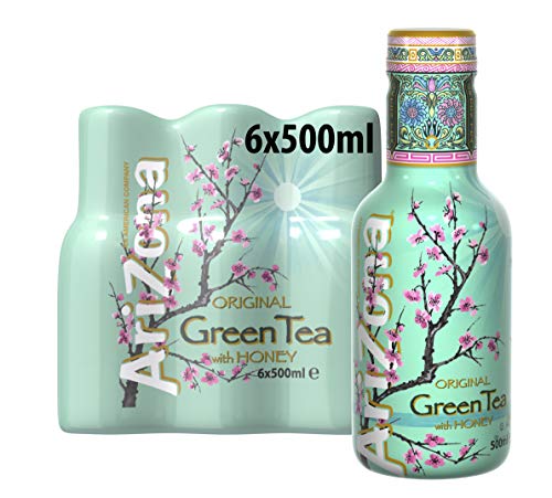 Arizona Green Tea, 6er Pack, EINWEG (6 x 500 ml) von Arizona
