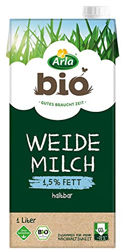 Arla BIO Haltbare Weidemilch 1.5% Fett, Bio H-Milch aus artgerechter Tierhaltung, 12x1 l Arla BIO Haltbare Weidemilch 1.5% Fett, Bio H-Milch aus artgerechter Tierhaltung, 12x1 l von Arla