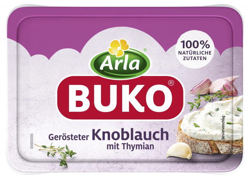 Arla Buko Frischkäse Gerösteter Knoblauch mit Thymian von Arla