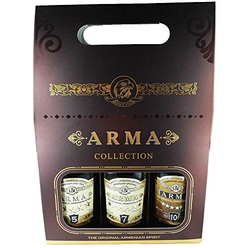 Arma Spirituosen 3er Geschenkset 5-7 - 10 Jahre armenian spirit collection Arma Spirituosen 3er Geschenkset 5-7 - 10 Jahre armenian spirit collection von Arma