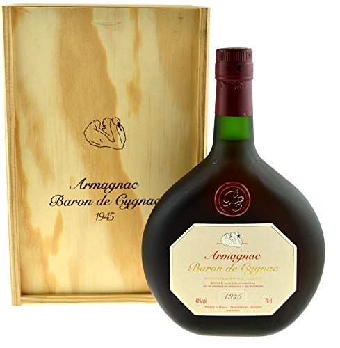 Rarität: Armagnac Baron de Cygnac 0,7l Jahrgang 1945 incl. HK Rarität: Armagnac Baron de Cygnac 0,7l Jahrgang 1945 incl. HK von Baron de Cygnac