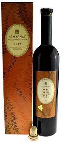 Rarität: Armagnac Baron de Sigognac 0,7l Jahrgang 1939 mit Geschenkkarton von Armagnac Baron de Sigognac