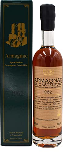 Rarität: Armagnac De Castelfort 0,2l Jahrgang 1962 inkl. Geschenkkarton von Armagnac De Castelfort