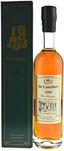 Rarität: Armagnac De Castelfort 0,2l Jahrgang 1986 - abgefüllt 2016-30 Jahre von Armagnac De Castelfort