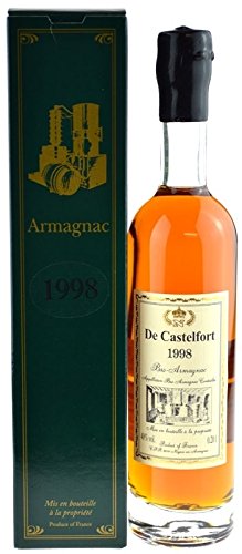 Rarität: Armagnac De Castelfort 0,2l Jahrgang 1998 inkl. Geschenkkarton von Armagnac De Castelfort