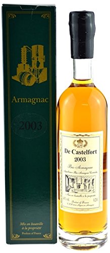Rarität: Armagnac De Castelfort 0,2l Jahrgang 2003 inkl. Geschenkkarton von Armagnac De Castelfort