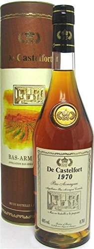 Rarität: Armagnac De Castelfort 0,7l Jahrgang 1970 inklusive Geschenkdose von Armagnac De Castelfort