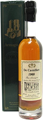 Rarität: Armagnac De Castelfort Jahrgang 1968, 0,2l inkl. Geschenkkarton von Armagnac De Castelfort
