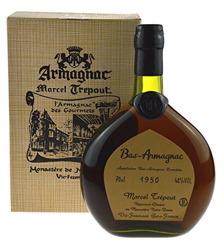 Rarität: Armagnac Marcel Trepout Jahrgang 1950-0,7l mit Geschenkverpackung von Armagnac Marcel