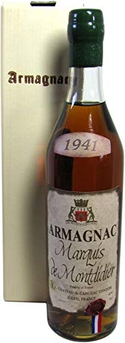 Rarität: Armagnac Marquis de Montdidier 0,7l Jahrgang 1941mit Geschenkpackung von Armagnac Marquis de Montdidier