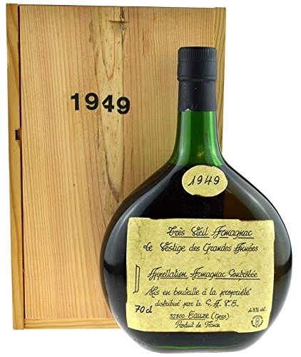 Rarität: Armagnac Trés Vieil 0,7l Jahrgang 1949 de Vestige des Grandes Années von Armagnac Trés Vieil