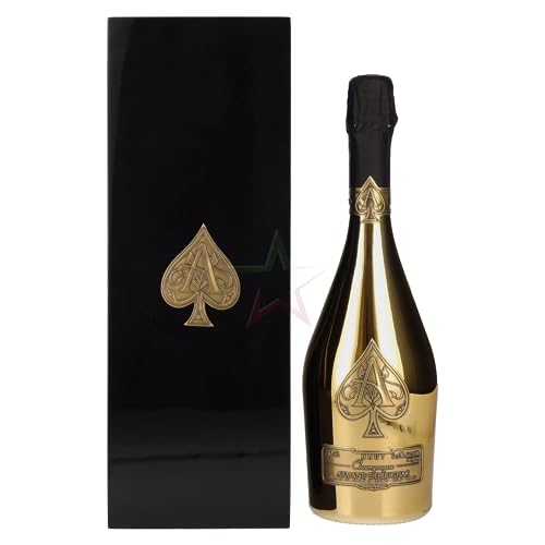 Armand de Brignac Champagne Brut Gold in Holzkiste 12,50% 0,75 Liter von Armand de Brignac