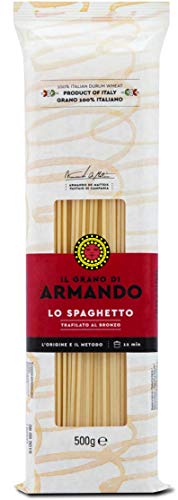3x Il Grano Di Armando Lo Spaghetto Italienischer Weizen Bronze gezeichnet 100% Italienische Pasta 500g von ARMANDO